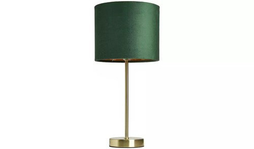 BHS Vera Metall Tischlampe - Smaragd - Bild 5 von 6