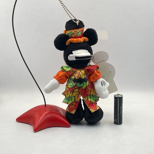 Japan Tokyo Disneyland Mickey Mouse Halloween 2013 Plush Doll Badge Keychain - Picture 5 of 7