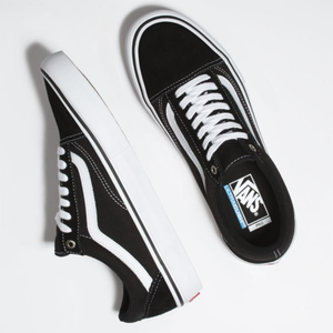 Vans Skool Pro Zapatos-Negro Old blancooo-Tallas 8-13 Vans Skool Pro Zapatos-Negro Old blancooo-Tallas 8-13