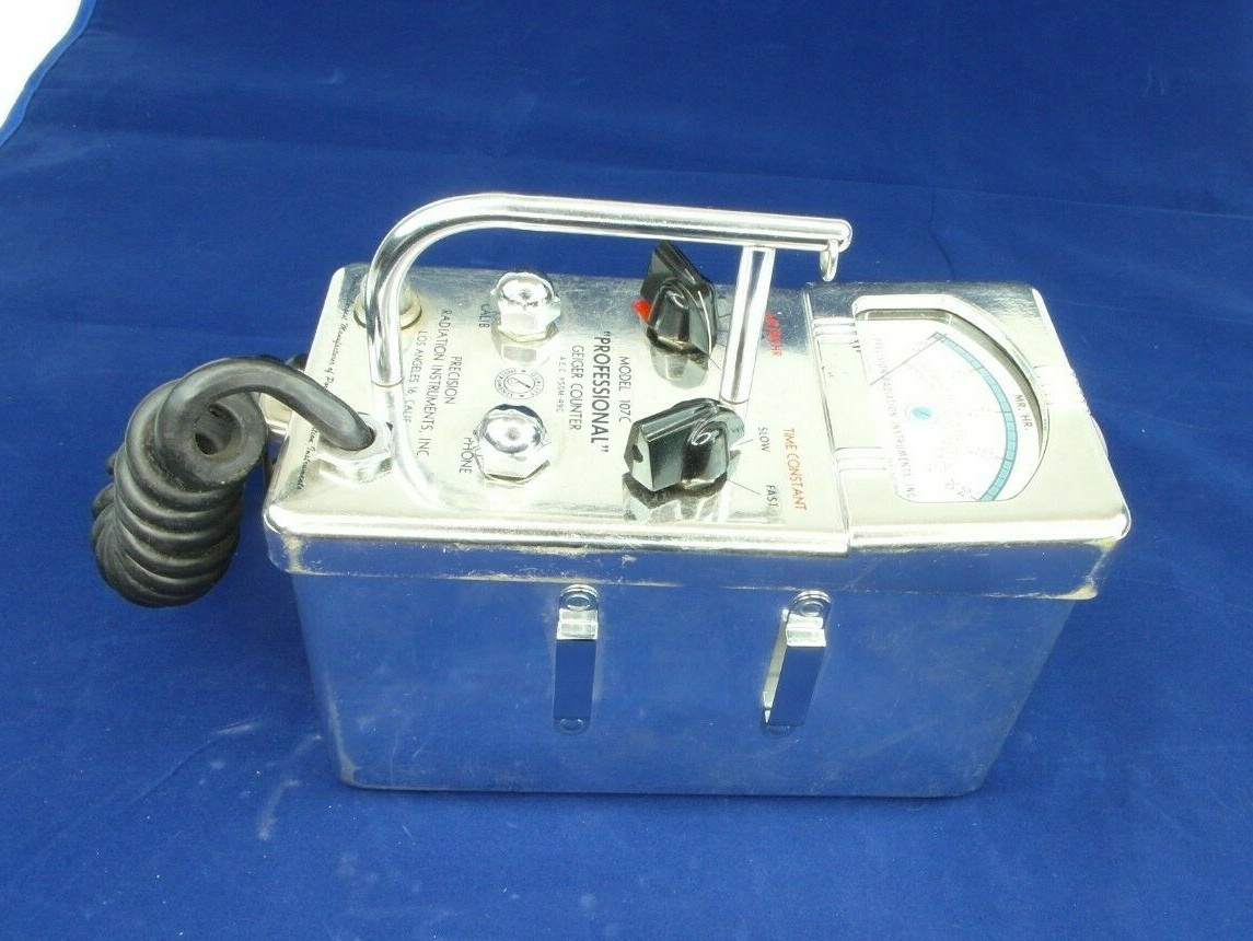 Precision Instruments Model 107C PROFESSIONAL Geiger Counter Uranium Propecting s l1600 - Precision Instruments Model 107C PROFESSIONAL Geiger Counter Uranium Propecting