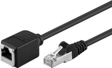 CAT 5e, F/UTP Verlängerungskabel, Schwarz; CAT 5e-0500 F/UTP EXTENSION BLACK 5m