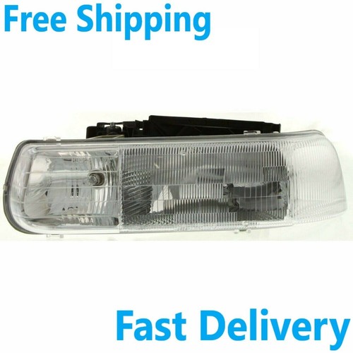 Left Side Fits 2000-2006 Chevrolet Tahoe Halogen Head Lamp Assembly GM2502187 - Picture 1 of 5
