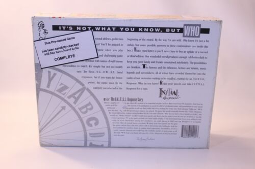 Gioco da tavolo vintage risposta iniziale completo 1995 curry chi non sai quale famiglia - Foto 12 di 12