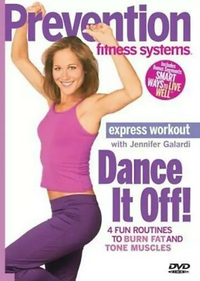 Prevention Fitness Systems Dance it Off DVD Jennifer Galardi Express Workout New