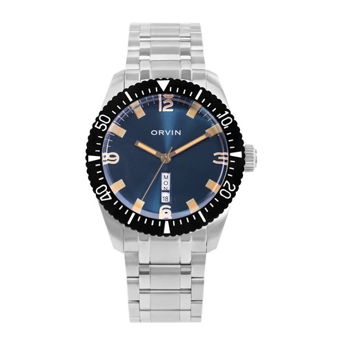 Orvin Hunter Steel ODD-5 Blue Dial/Black Bezel  20ATM ***NEW*** - Picture 1 of 5