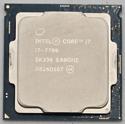 Intel Core i7-7700 SR338 Quad-Core 3.60GHz 8MB Kaby Lake LGA 1151 CPU TESTED!