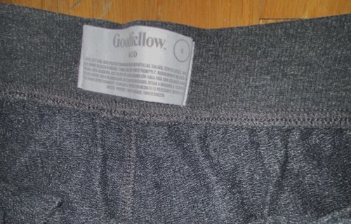 Goodfellow Mens Jogger Pants Gray Size Small Lounge PJs Pajamas Fleece - Picture 3 of 5