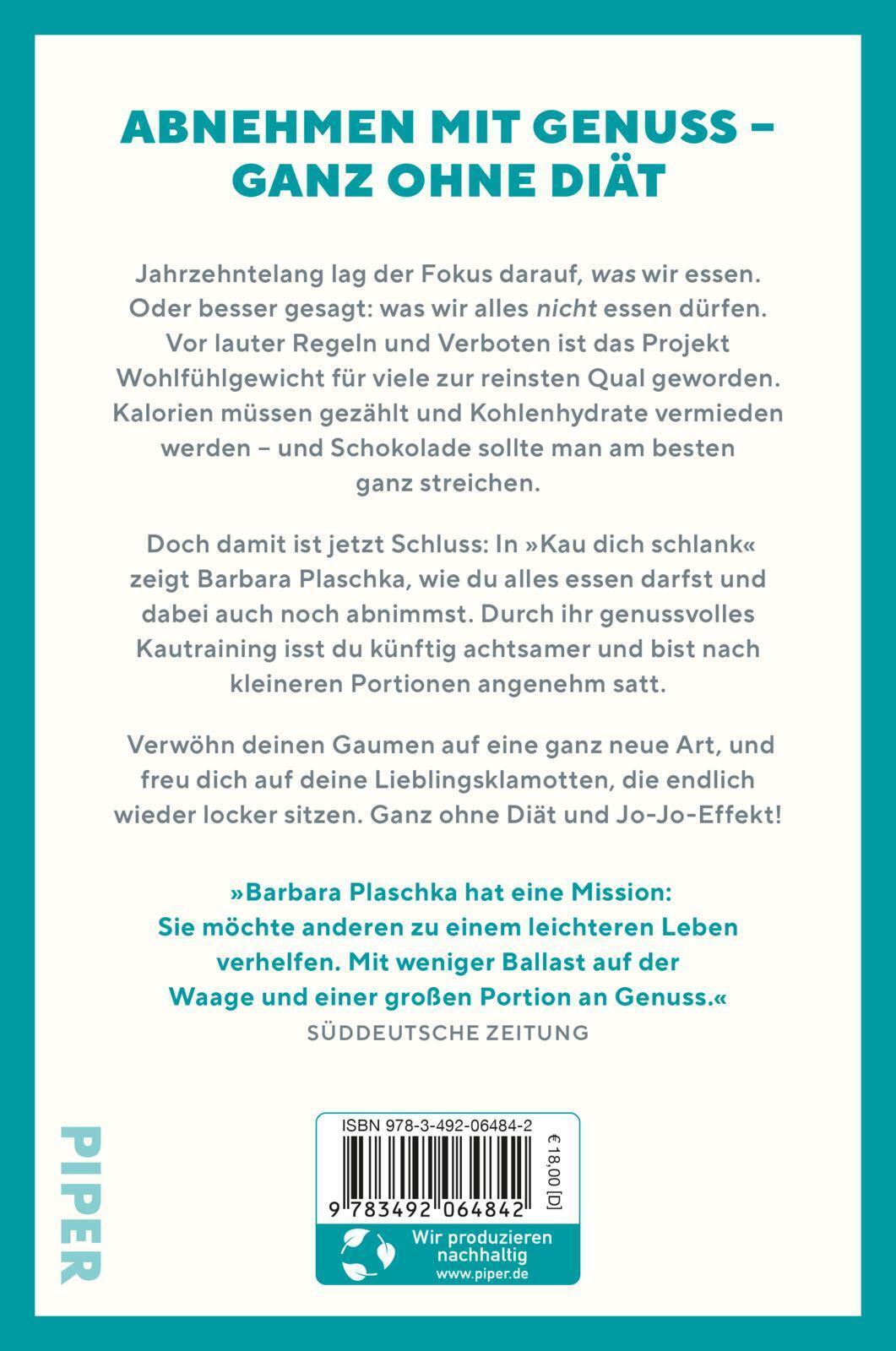 Thumbnail - Kau Dich Schlank | Barbara Plaschka | Taschenbuch | 224 S. | Deutsch |