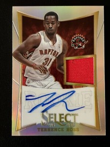 2012-13 Select Terrence Ross Jersey Auto Silver Prizm RC Serial #/199 🔥🔥🔥