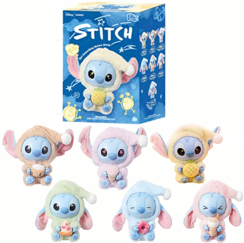 Confirmed Vinyl Figure Sleep Series Miniso Blind Box Stitch Eat Something Before - Picture 18 of 19