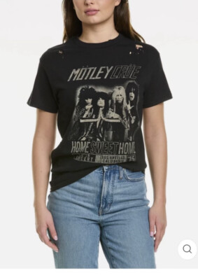 Motley Crue Home Sweet Home Medium Women's T-shirt oversized crew