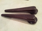 Matching Pair of Lane Dark Brown Recliner Handles OEM Fits 5/8" Square Post