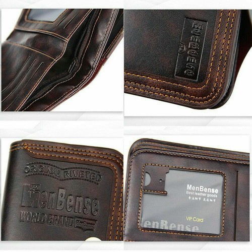 Mens RFID Blocking Leather Wallet Credit Card ID Holder Zipper Purse Waterproof - Picture 32 of 57