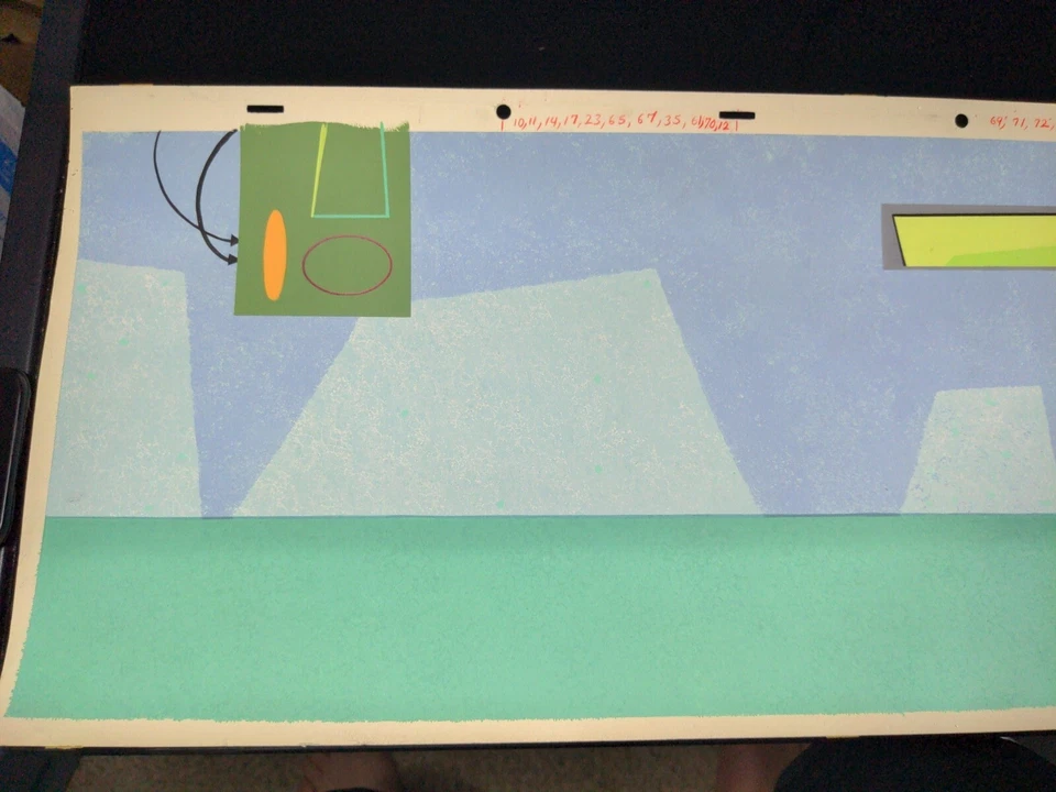 HANNA-BARBERA Animación Celdas Fondos FLEISCHER STUDIOS AÑOS 50-70 Dibujos Animados X2 Foto 2 de 4