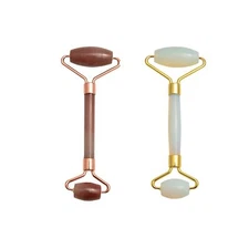 Face Massage Roller Purple Aventurine & Opalite Size 5.5" Sold Per Piece