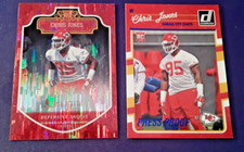 2016  DONRUSS PRESS BLUE PROOF+2016 PANINI CHAIN LINK ARMOUR RC CHRIS JONES #233