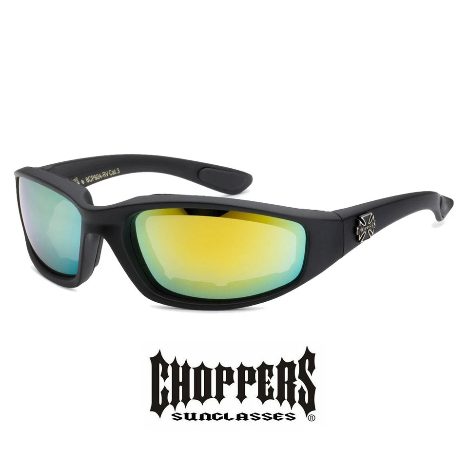 1/3 par de gafas de sol acolchadas resistentes al viento para motociclista deportes motociclista Foto 4 de 4