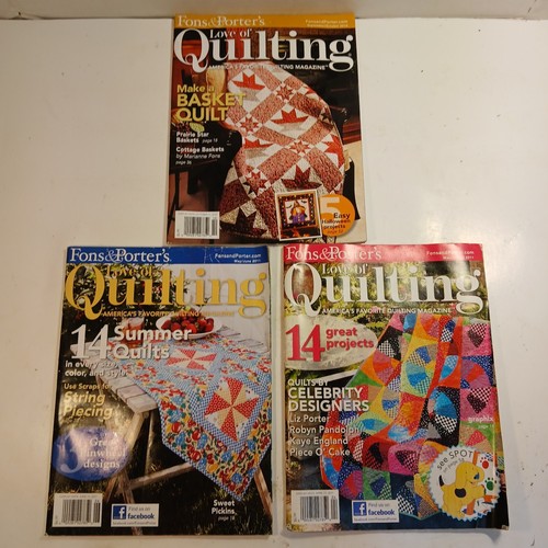 Fons & Porter's Love of Quilting Magazine Mixed Lot of 15 2003-2014 - Picture 9 of 16