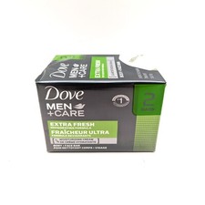 Dove Men  Care Extra Fresh Invigorating Formula Body Face Bar 2.6 oz Set Of 2