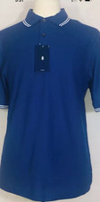 IZOD Polo Short Sleeve Shirt Men  s Med Blue NEW