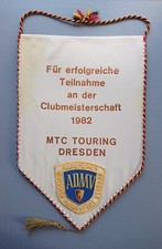Age Pennant Flag Pennant Championship 1982 Admv Mtc Touring Dresden 29,0 CM