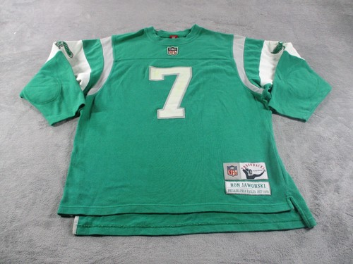 Vintage Reebok NFL Throwbacks Ron Jaworski Eagles Long Sleeve Shirt Mens XL ** - Picture 2 of 16