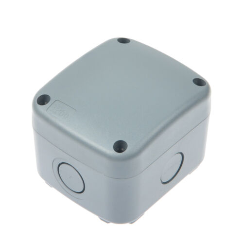 Caja de conexiones exterior gabinete eléctrico ABS plástico resistente a la intemperie gris blanco EE. UU. - Imagen 2 de 46