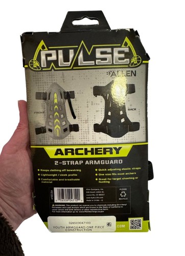 Pulse Archery Youth 2-Strap Armguard By Allen - Picture 3 of 6