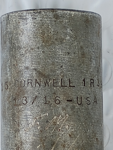 CORNWELL TOOLS USA 1R39, 1/2" DR. 13/16" TOMA DE IMPACTO, 3.4" DE PROFUNDIDAD/ALTO, 6 PUNTOS. - Imagen 2 de 10
