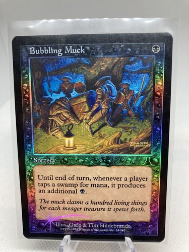 Bubbling Muck Foil Urza's Destiny LP MTG Magic the Gathering