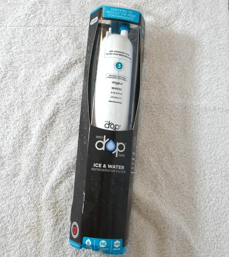 Everydrop Ice & Water Refrigerator Filter #3 Filtration, No Box Sleeve,  New
