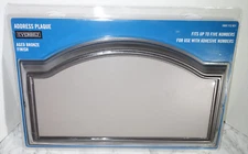Everbilt Rectangular Arch-top Aged Bronze Address Plaque Fits up 5 #'s Numbers