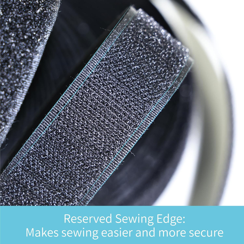 1 Inch Wide 33 Ft Long Sew on Hook and Loop Strips Fastening Nylon Fabric Tape N - Picture 5 of 6