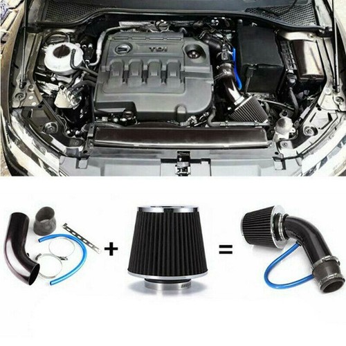 Car 3" SUV Cold Air Intake Turbo Filter Air Filter Induction Flow Hose Pipe Kit - Picture 4 of 10