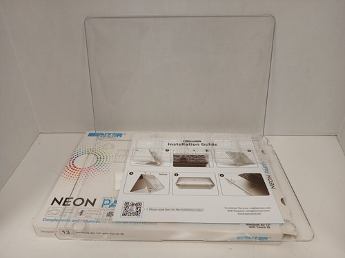 Funda protectora de fiesta de neón Ibenzer para Macbook Air 13", transparente (#1) - Imagen 3 de 3