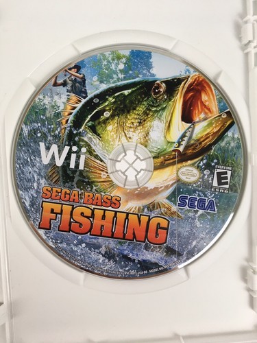 Sega Bass Fishing Nintendo Wii con custodia e manuale testato funziona bene - Foto 4 di 5