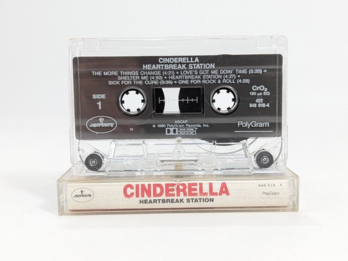 Cinderella Heartbreak Station Cassette Tape 1990 - Imagen 3 de 4