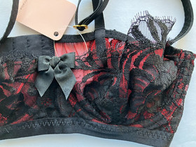 Agent Provocateur AMELIAH BRA 32C in BLACK/RED - BNWT
