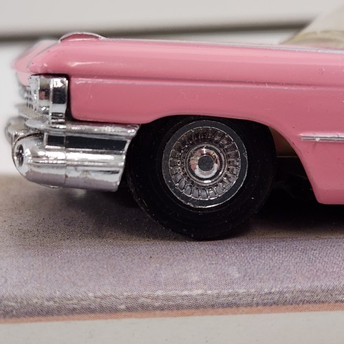 Dinky Matchbox 1957 Chevy Bel Air & 1959 Pink Cadillac Convertible Diecast Cars - Picture 6 of 20