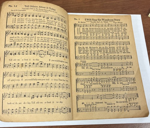 Vintage “Hymns Of Love” PB 1952, Stamps Quartet Music Company. c - Picture 4 of 5
