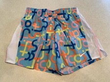 NWT Nike Girl  s Athletic Gym Shorts Multi Color Standard Dri Fit Size XL
