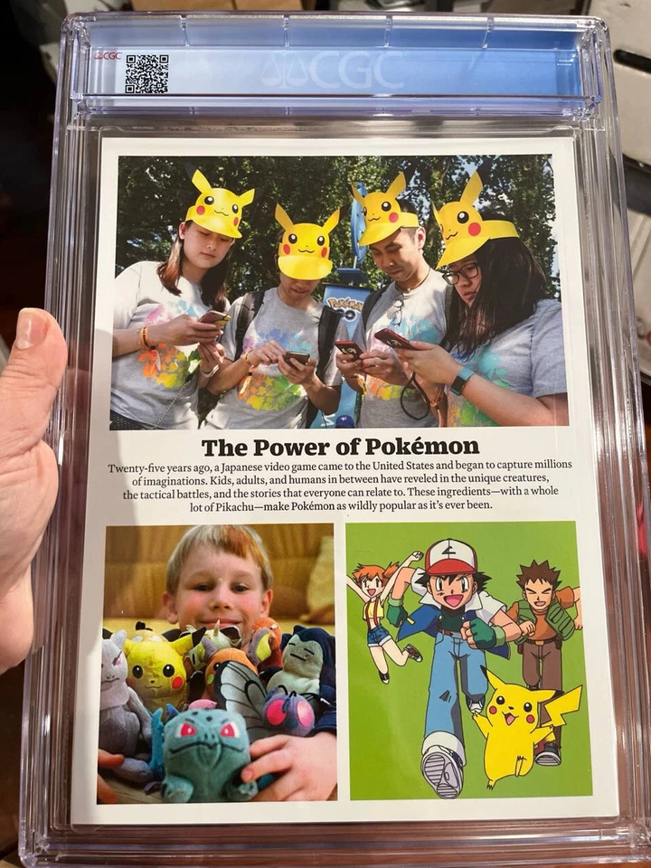 🟡🟤 Time Special Edition Pokemon Pikachu Cover 🟡🟤 CGC 9.4 W@W L@@K! 🟡🟤 - Image 3 of 3