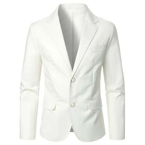 Traje Chaqueta Hombre Negocios Hombres Blazer Boda Padrino Cena Fiesta Hombres Abrigo - Imagen 7 de 25