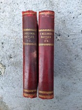 Englands Battles By Sea And Land By Col Williams. 1860s 4 Vols In 2 H/b Books