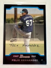 K57,979 - 2004 Bowman #224 Felix Hernandez FY RC