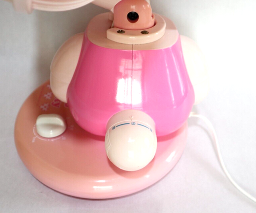 Ventilador Eléctrico Sanrio Hello Kitty Cinta Punto Rosa 2009 Japón Raro ¡Muy Lindo! - Imagen 11 de 13
