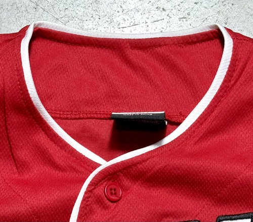Men’s UNK NBA Chicago Bulls Baseball Jersey sz S - Picture 6 of 10