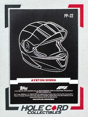 AYRTON SENNA 2024 Topps Paddock Pass Formula 1 F1 Power