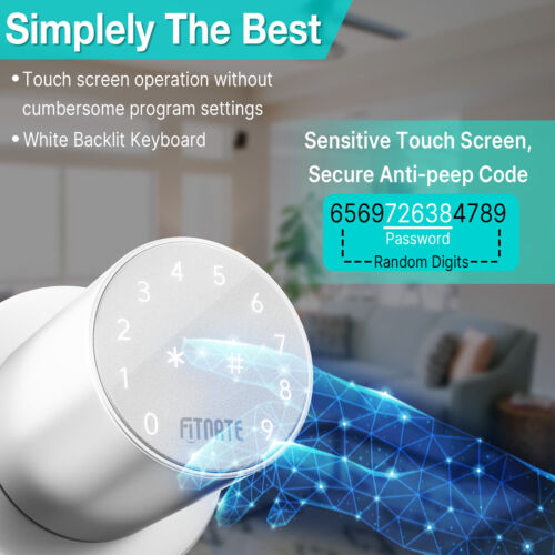 Smart Digital Keypad Door Lock Password Code Electronic Knob Security Deadbolt - Picture 4 of 14