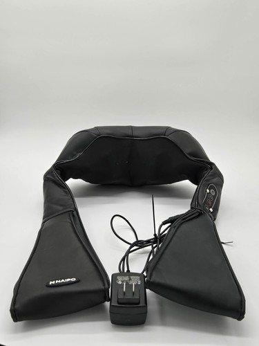 Naipo Shiatsu Back and Neck Massager with Heat Deep Kneading Massage - Picture 1 of 13